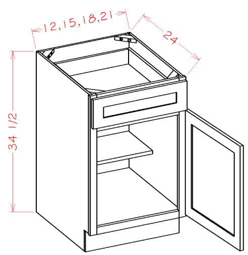 Highland Ivy RTA 15" Base Cabinet