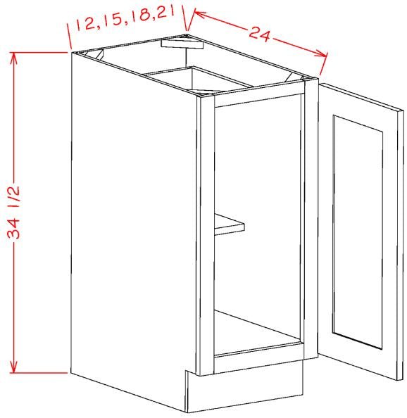 Highland Ivy RTA 15" Base Cabinet