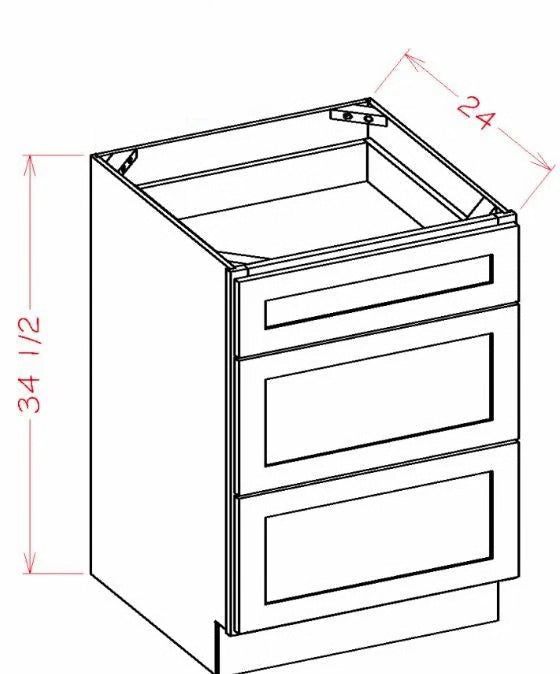 Highland Ivy RTA 27" Drawer Base Cabinet
