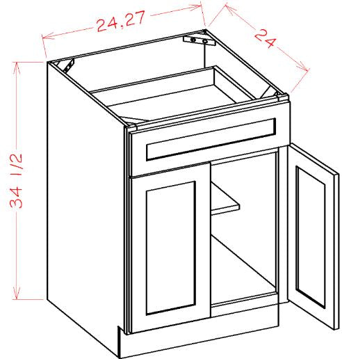 Yarmouth RTA 27" Base Cabinet