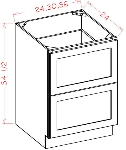 Highland Ivy RTA 30" Drawer Base Cabinet