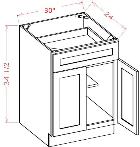 Yarmouth RTA 30" Base Cabinet