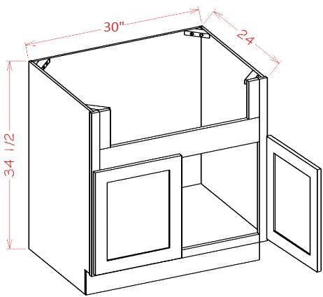 Highland Ivy RTA 30" Farm Sink Base Cabinet