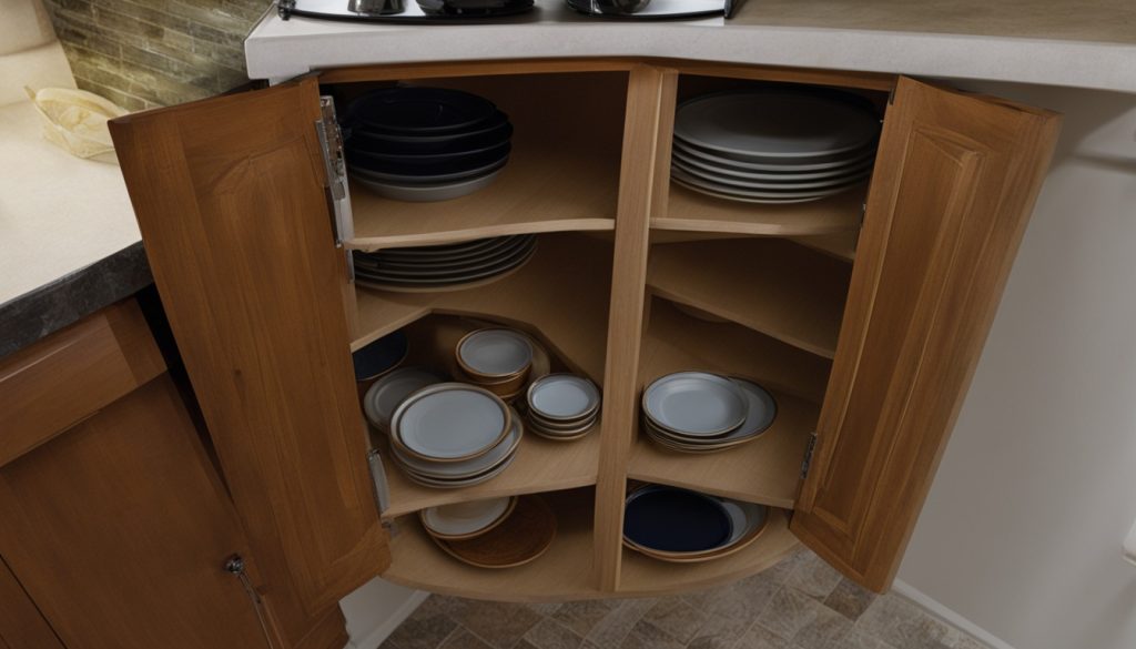 Lazy Susan corner cabinet