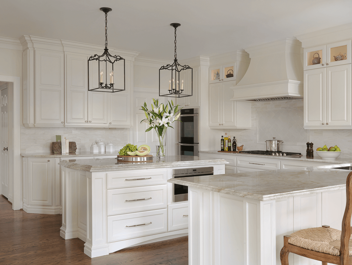 White Traditional Kitchen