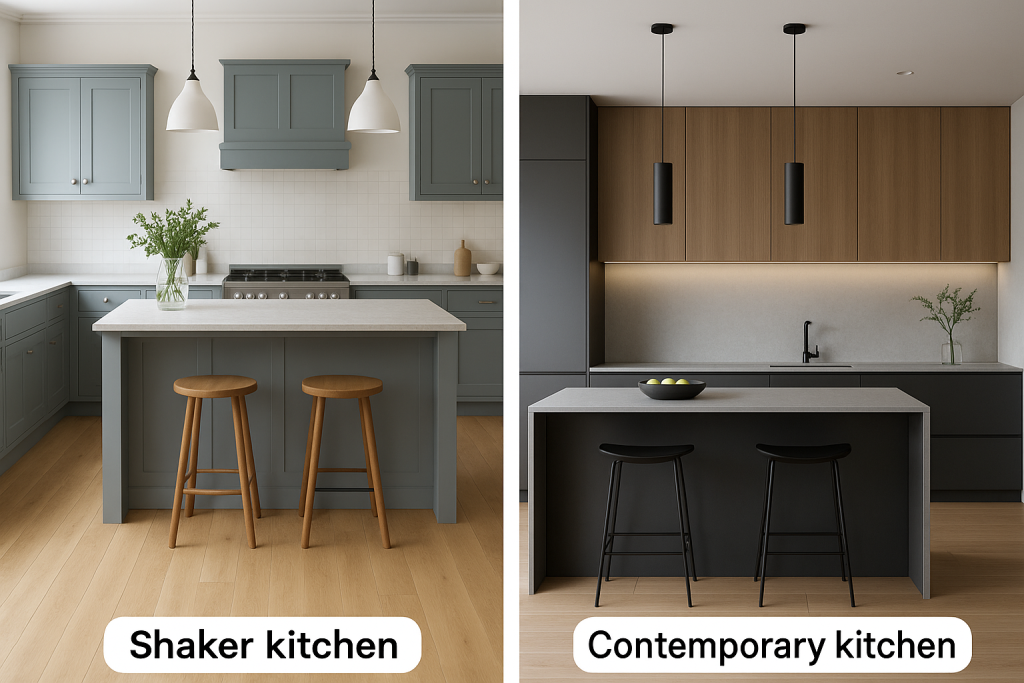 Shaker-vs.-Contemporary-Kitchens